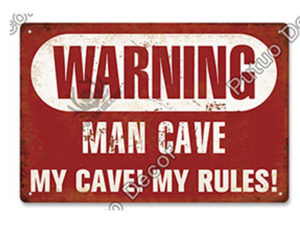 THA215 Warning Man Cave