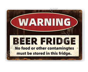 THA272 Warning Geer Fridge