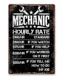 THA383 Mechanic Hourly Rate